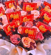 邯郸福彩13107201号销售网点“刮刮乐花束”创意出圈